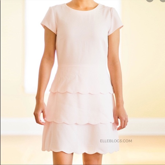 club monaco tiered mini dress Pink Tiered Cloud Dress by Club Monaco